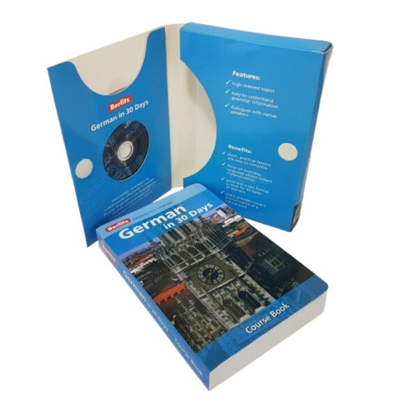 CD BERLITZ German in 30 Days Language Training Audio CD and Course Book Box Set - Picture 4 of 11